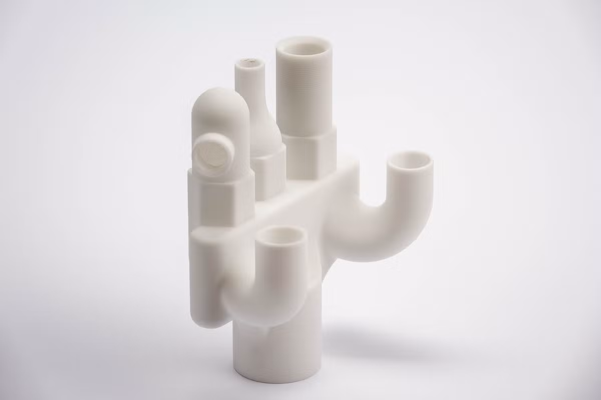 Stampa 3D Scandicci - componente white con raccordi