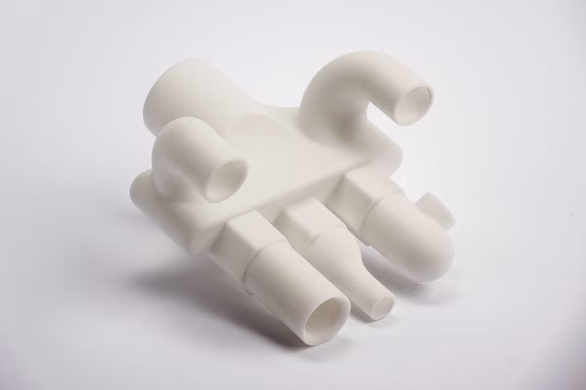 Stampa 3D Scandicci - componente white con raccordi